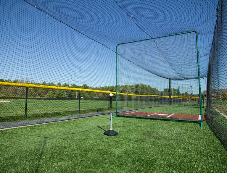 Commercial batting cage.