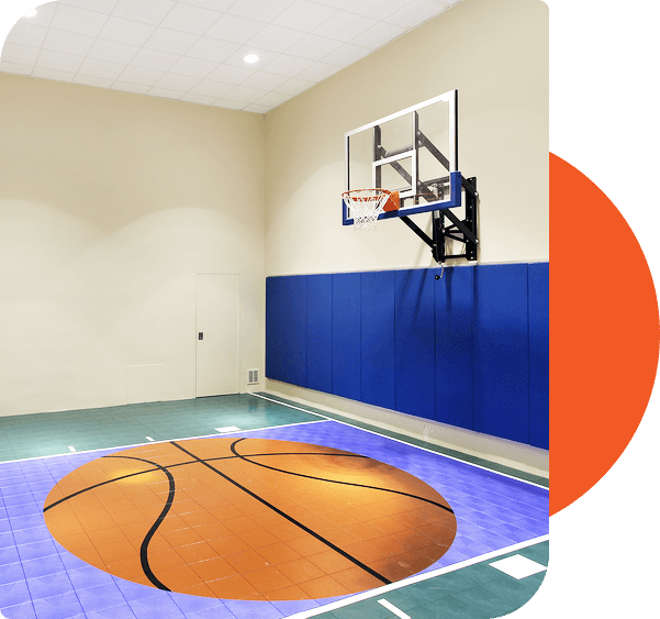 Lifetime Crank Adjust Bolt Down Basketball Hoop (54-Inch Tempered Glass)